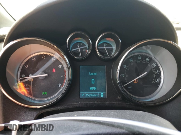 2016 Buick Verano with VIN 1G4PP5SKXG4135667, listed as a Copart auction lot 64249164 with 152,974 mi miles and Salvage Title. Bid and sale history available at carsss.com. Image 9.