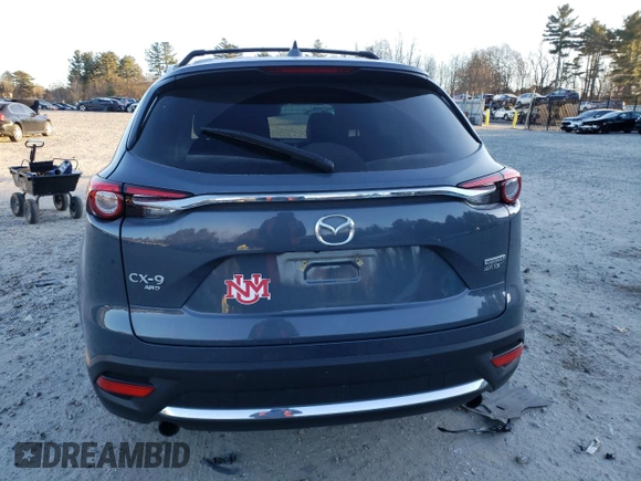 2022 Mazda CX-9 Grand Touring with VIN JM3TCBDY0N0608616, listed as a Copart auction lot 86551794 with 36,028 mi miles and Salvage Title. Bid and sale history available at carsss.com. Image 6.