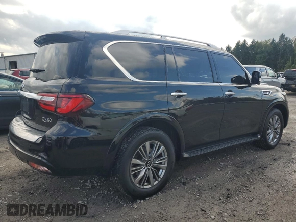 2019 Infiniti QX80 LUXE with VIN JN8AZ2NF8K9688223, listed as a Copart auction lot 73149934 with 87,270 mi miles and Clean Title. Bid and sale history available at carsss.com. Image 3.