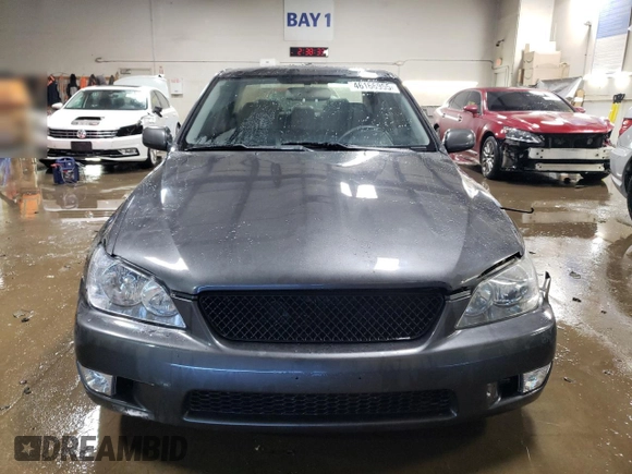 2003 Lexus IS 300/350 with VIN JTHBD192930071854, listed as a Copart auction lot 46166955 with 240,258 mi miles and Salvage Title. Bid and sale history available at DreamBid. Image 5.