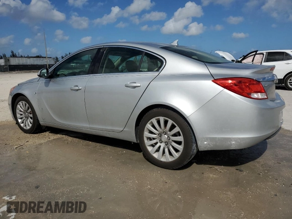 2011 Buick Regal CXL RL1 with VIN 2G4GN5EC4B9178708, listed as a Copart auction lot 51629425 with 60,827 mi miles and Salvage Title. Bid and sale history available at DreamBid. Image 2.