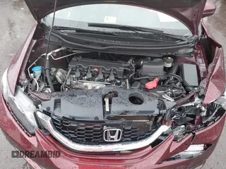 2014 Honda Civic Sedan EX-L with VIN 2HGFB2F92EH525037, listed as a IAAI auction lot 41914340 with 57,927 mi miles. Bid and sale history available at carsss.com. Image 10.