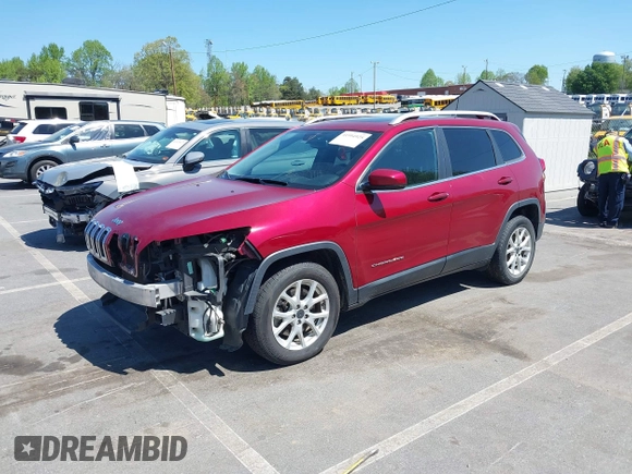 2017 Jeep Cherokee Latitude with VIN 1C4PJLCB0HW661255, listed as a IAAI auction lot 41994925 with 150,655 mi miles and . Bid and sale history available at carsss.com. Image 18.