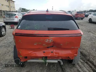 2024 Hyundai Kona SEL with VIN KM8HC3AB1RU058003, listed as a Copart auction lot 68331494 with 4,380 mi miles and Non Repairable. Bid and sale history available at carsss.com. Image 6.