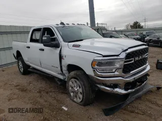 2023 Ram 2500 Big Horn with VIN 3C6UR5DL7PG518595, listed as a Copart auction lot 79554083 with 13,102 mi miles and Salvage title. Bid and sale history available at DreamBid. Image 4.