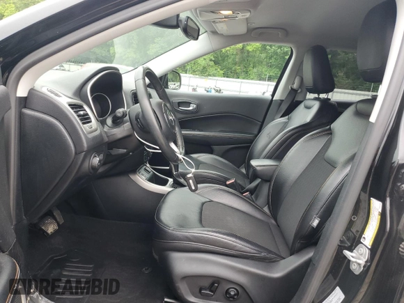 2017 Jeep Compass Latitude with VIN 3C4NJCBB3HT611495, listed as a Copart auction lot 55950525 with 66,051 mi miles and Non repairable. Bid and sale history available at DreamBid. Image 7.