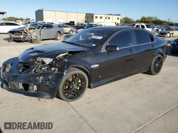 2009 Pontiac G8 with VIN 6G2ER57789L157466, listed as a Copart auction lot 80280214 with 0 mi miles and Salvage Title. Bid and sale history available at carsss.com. Image 1.