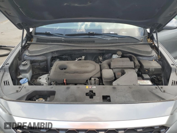 2019 Hyundai Santa Fe SE with VIN 5NMS23ADXKH070632, listed as a Copart auction lot 55621455 with 185,663 mi miles and Clean Title. Bid and sale history available at carsss.com. Image 12.