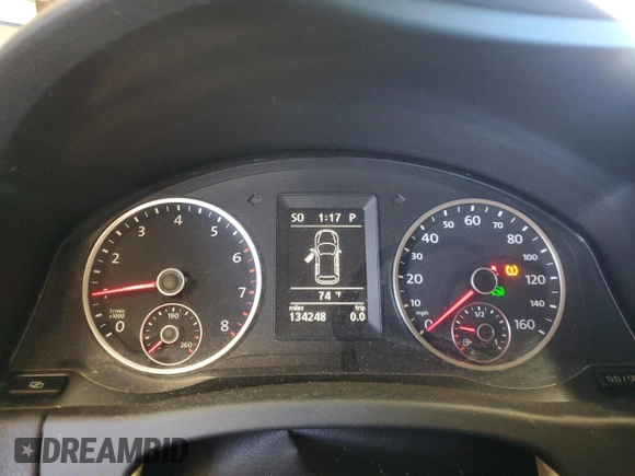 2011 Volkswagen Tiguan SE with VIN WVGBV7AX1BW519102, listed as a Copart auction lot 55094515 with 134,248 mi miles and Clean Title. Bid and sale history available at DreamBid. Image 9.