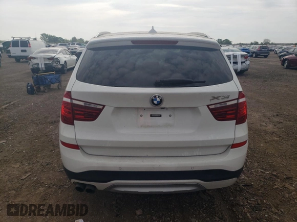 2016 BMW X3 xDrive28i with VIN 5UXWX9C55G0D80790, listed as a Copart auction lot 84271204 with 174,948 mi miles and Salvage Title. Bid and sale history available at carsss.com. Image 6.