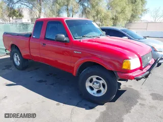 2001 Ford Ranger XL Fleet with VIN 1FTZR15U61PA58878, listed as a IAAI auction lot 41659216 with 233,560 mi miles. Bid and sale history available at carsss.com. Image 1.