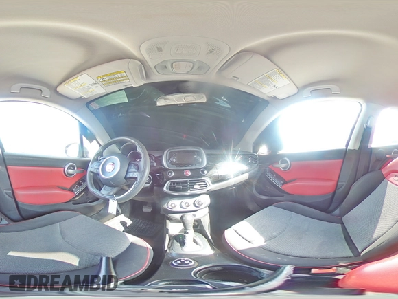 2016 FIAT 500X Easy z VIN ZFBCFYBT3GP434905, wystawiony jako Copart lot #54476165 z przebiegiem 243 662 mil mil oraz Szkoda całkowita • Salvage title. Historia ofert i sprzedaży dostępna na DreamBid. Obrazek 15.