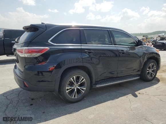 2016 Toyota Highlander XLE with VIN 5TDKKRFH2GS505694, listed as a Copart auction lot 54277914 with 82,424 mi miles and Salvage Title. Bid and sale history available at carsss.com. Image 3.