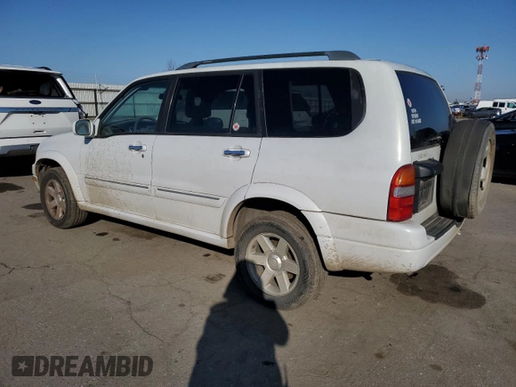 2002 Suzuki XL7 Standard z VIN JS3TX92VX24118298, wystawiony jako Copart lot #42781415 z przebiegiem 312 010 mil mil oraz Szkoda całkowita • Salvage title. Historia ofert i sprzedaży dostępna na DreamBid. Obrazek 2.