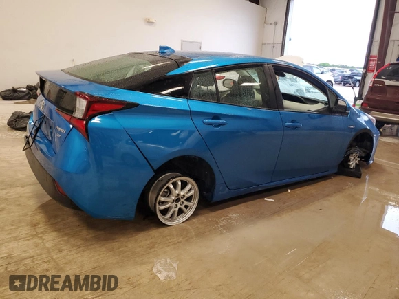 2021 Toyota Prius L Eco with VIN JTDKAMFU6M3142364, listed as a Copart auction lot 50714465 with 15,020 mi miles and Clean Title. Bid and sale history available at carsss.com. Image 3.