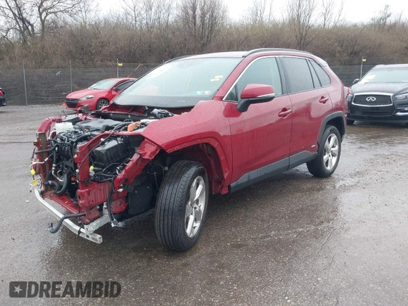 2021 Toyota RAV4 Hybrid LE with VIN 4T3B6RFV6MU043418, listed as a IAAI auction lot 41864627 with 60,340 mi miles. Bid and sale history available at carsss.com. Image 21.
