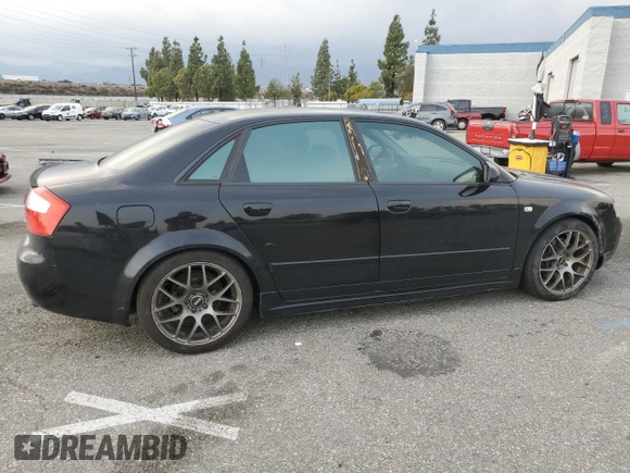 2003 Audi A4 1.8T with VIN WAULC68E03A292218, listed as a Copart auction lot 45030785 with 170,803 mi miles and Salvage Title. Bid and sale history available at carsss.com. Image 3.