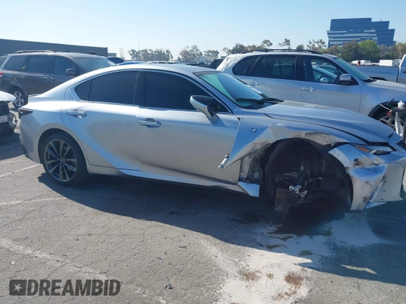 2023 Lexus IS 350 F Sport with VIN JTHGZ1B22P5068062, listed as a IAAI auction lot 41993855 with 36,710 mi miles and . Bid and sale history available at DreamBid. Image 13.