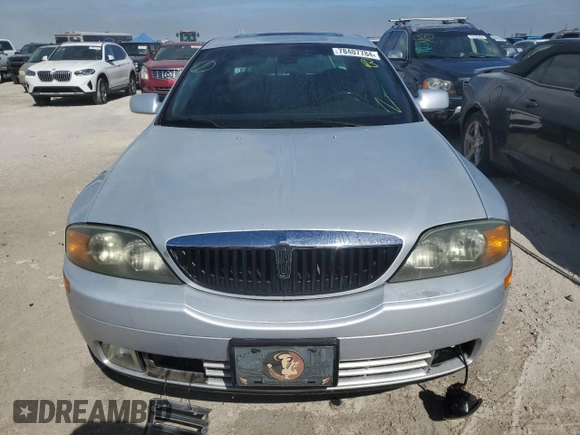 2001 Lincoln LS Sport with VIN 1LNHM87A11Y711788, listed as a Copart auction lot 78407784 with Not Provided miles and Non Repairable. Bid and sale history available at carsss.com. Image 5.