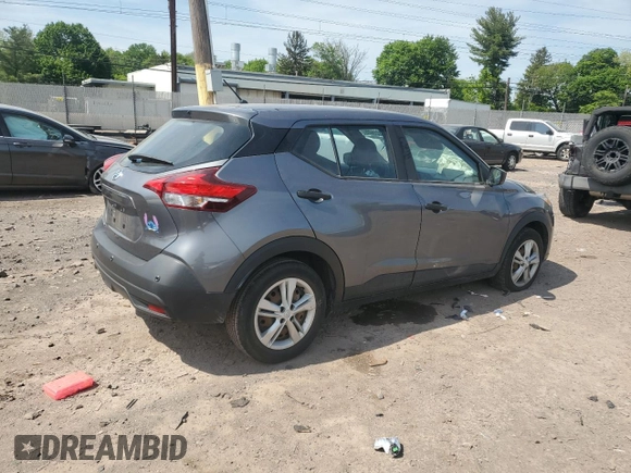 2020 Nissan Kicks S z VIN 3N1CP5BV9LL539063, wystawiony jako Copart lot #56322625 z przebiegiem 78 335 mil mil oraz Szkoda całkowita • Salvage title. Historia ofert i sprzedaży dostępna na DreamBid. Obrazek 3.