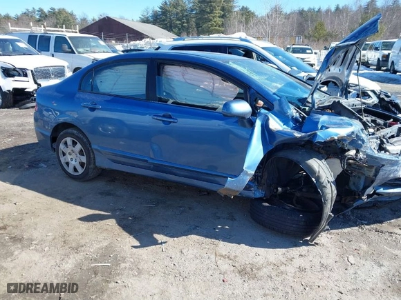 2008 Honda Civic Sdn LX with VIN 1HGFA16558L019168, listed as a IAAI auction lot 41700985 with 66,660 mi miles. Bid and sale history available at carsss.com. Image 14.