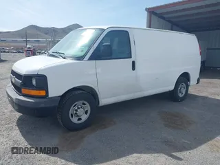 2012 Chevrolet Express Cargo Van with VIN 1GCWGFCA3C1193871, listed as a IAAI auction lot 42098096 with 227,331 mi miles. Bid and sale history available at carsss.com. Image 17.
