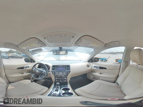2018 Nissan Pathfinder SV with VIN 5N1DR2MM9JC604772, listed as a Copart auction lot 59741915 with 92,516 mi miles and Salvage title. Bid and sale history available at DreamBid. Image 16.