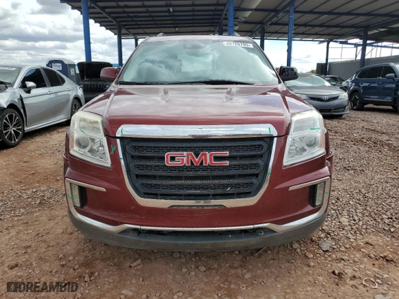 2017 GMC Terrain SLE with VIN 2GKFLNE35H6184313, listed as a Copart auction lot 48785705 with 96,361 mi miles and Salvage Title. Bid and sale history available at carsss.com. Image 5.