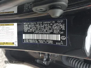 2022 Lexus UX 200 with VIN JTHP3JBHXN2046587, listed as a IAAI auction lot 42378996 with 32,000 mi miles and . Bid and sale history available at DreamBid. Image 9.