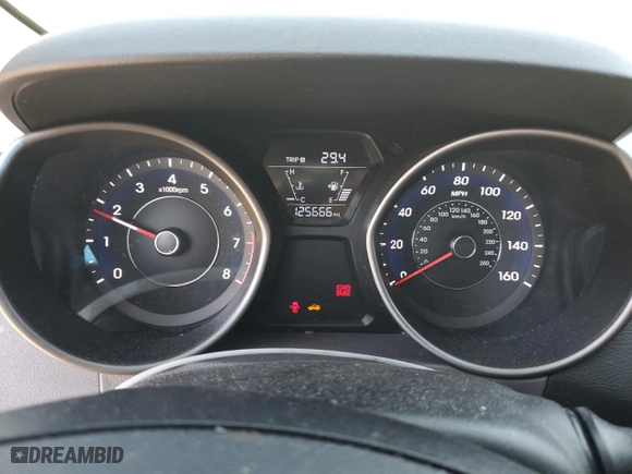 2014 Hyundai Elantra Limited with VIN 5NPDH4AE5EH467145, listed as a Copart auction lot 48417375 with 125,666 mi miles and Salvage Title. Bid and sale history available at carsss.com. Image 9.