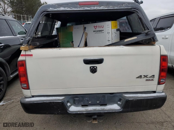 2005 Dodge Ram 1500 SLT with VIN 1D7HU16D65J541357, listed as a Copart auction lot 88054595 with 0 mi miles and Non Repairable. Bid and sale history available at carsss.com. Image 6.