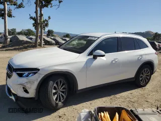 2024 Mercedes-Benz GLC 300 z VIN W1NKM4HB4RF227057, wystawiony jako Copart lot #58384765 z przebiegiem 6 482 mil mil oraz Szkoda całkowita • Salvage title. Historia ofert i sprzedaży dostępna na DreamBid. Obrazek 1.