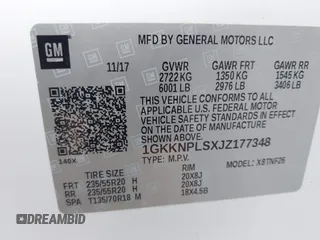 2018 GMC Acadia Denali z VIN 1GKKNPLSXJZ177348, wystawiony jako IAAI lot #42221558 z przebiegiem 115 281 mil mil oraz . Historia ofert i sprzedaży dostępna na DreamBid. Obrazek 9.