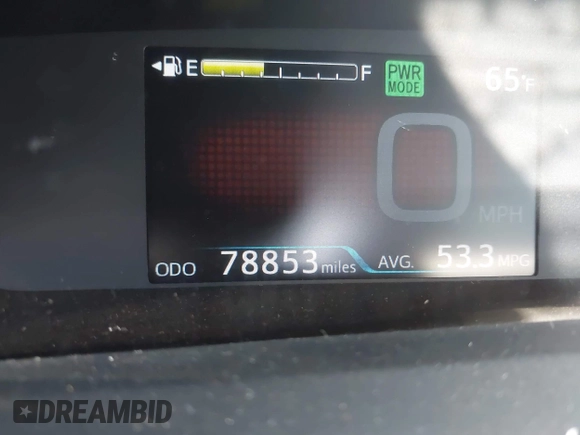 2020 Toyota Prius L Eco z VIN JTDKARFUXL3114644, wystawiony jako IAAI lot #42075713 z przebiegiem 78 853 mil mil oraz . Historia ofert i sprzedaży dostępna na DreamBid. Obrazek 15.