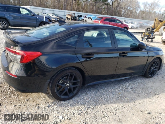 2024 Honda Civic Si with VIN 2HGFE1E50RH474577, listed as a Copart auction lot 46540795 with 9,128 mi miles and Non repairable. Bid and sale history available at DreamBid. Image 3.