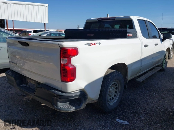 2020 Chevrolet Silverado 1500 Work Truck with VIN 1GCRYAEF8LZ177687, listed as a IAAI auction lot 41594972 with 141,935 mi miles and . Bid and sale history available at DreamBid. Image 4.