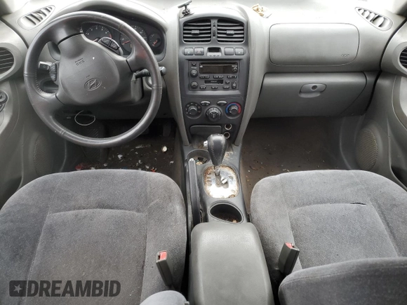 2004 Hyundai Santa Fe GLS with VIN KM8SC13E74U842843, listed as a Copart auction lot 84851334 with 0 mi miles and Salvage Title. Bid and sale history available at carsss.com. Image 8.