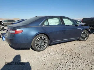2017 Lincoln Continental Reserve with VIN 1LN6L9NC1H5629480, listed as a Copart auction lot 42441525 with 91,784 mi miles and Salvage Title. Bid and sale history available at carsss.com. Image 3.