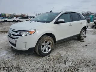 2013 Ford Edge SEL with VIN 2FMDK4JC7DBA08625, listed as a Copart auction lot 45634465 with 154,008 mi miles and Salvage Title. Bid and sale history available at carsss.com. Image 1.