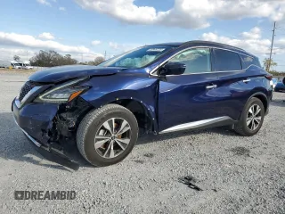 2023 Nissan Murano SV with VIN 5N1AZ2BJ4PC110078, listed as a Copart auction lot 45949725 with 43,192 mi miles and Non Repairable. Bid and sale history available at DreamBid. Image 1.