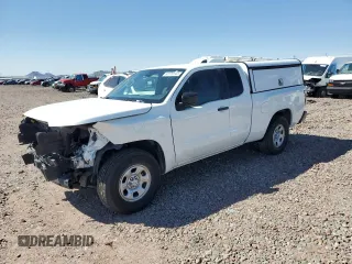 2022 Nissan Frontier S with VIN 1N6ED1CL7NN651980, listed as a Copart auction lot 47671455 with 57,673 mi miles and Salvage Title. Bid and sale history available at carsss.com. Image 1.