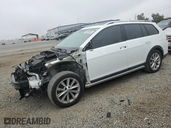 2017 Volkswagen Golf S with VIN 3VWH17AU4HM522453, listed as a Copart auction lot 58395955 with 75,787 mi miles and Salvage title. Bid and sale history available at DreamBid. Image 1.