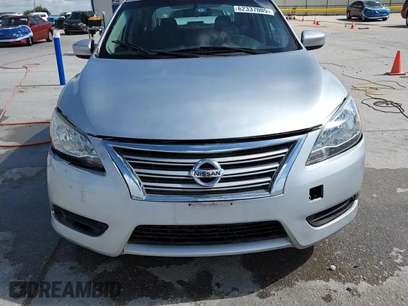 2014 Nissan Sentra SV with VIN 3N1AB7AP0EY210391, listed as a Copart auction lot 62337005 with 182,380 mi miles and Salvage title. Bid and sale history available at DreamBid. Image 14.