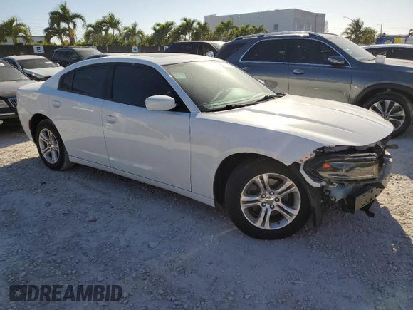 2021 Dodge Charger SXT with VIN 2C3CDXBG7MH548104, listed as a Copart auction lot 47846575 with 77,236 mi miles and Salvage Title. Bid and sale history available at DreamBid. Image 4.