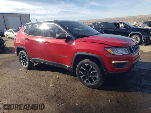 2019 Jeep Compass Trailhawk z VIN 3C4NJDDBXKT671560, wystawiony jako Copart lot #86878594 z przebiegiem 111 576 mil mil oraz Szkoda całkowita • Salvage title. Historia ofert i sprzedaży dostępna na DreamBid. Obrazek 4.
