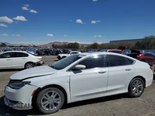 2015 Chrysler 200 Limited with VIN 1C3CCCAB5FN621403, listed as a Copart auction lot 52049245 with 129,154 mi miles and Salvage Title. Bid and sale history available at DreamBid. Image 1.