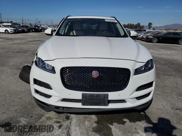 2019 Jaguar F-Pace 25t Prestige with VIN SADCK2FX4KA369159, listed as a Copart auction lot 81105554 with 73,755 mi miles and Salvage title. Bid and sale history available at DreamBid. Image 5.