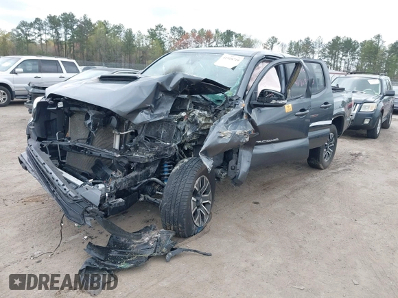 2023 Toyota Tacoma 4WD SR with VIN 3TMCZ5AN9PM538441, listed as a IAAI auction lot 41918710 with 1 mi miles. Bid and sale history available at carsss.com. Image 17.