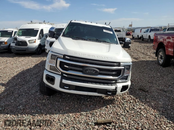 2022 Ford F-350 XL with VIN 1FT8W3BT1NEF83408, listed as a Copart auction lot 53902005 with 22,647 mi miles and Salvage Title. Bid and sale history available at DreamBid. Image 5.