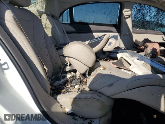 2018 Mercedes-Benz S 560 with VIN WDDUG8GB3JA406262, listed as a Copart auction lot 50542265 with Not Provided miles and Salvage Title. Bid and sale history available at carsss.com. Image 10.